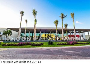 Cancun arena was the main site for COP13, a UN environmental conference in December 2016.