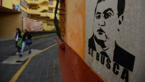 "Wanted" posters for fugitive ex-Gov. Javier Duarte have appeared on walls. (PHOTO: reuters.com)