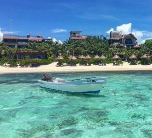 View of Tulum's Jashita Hotel, where one luxury penthouse suite rents for $12,000 a night. (PHOTO: forbes.com)