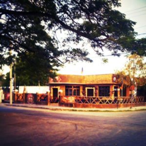 La Bierhaus Restaurant in Merida's Colonia Mexico was the scene of a startling police raid and arrest Tuesday night Oct. 18. (PHOTO: trover.com) 