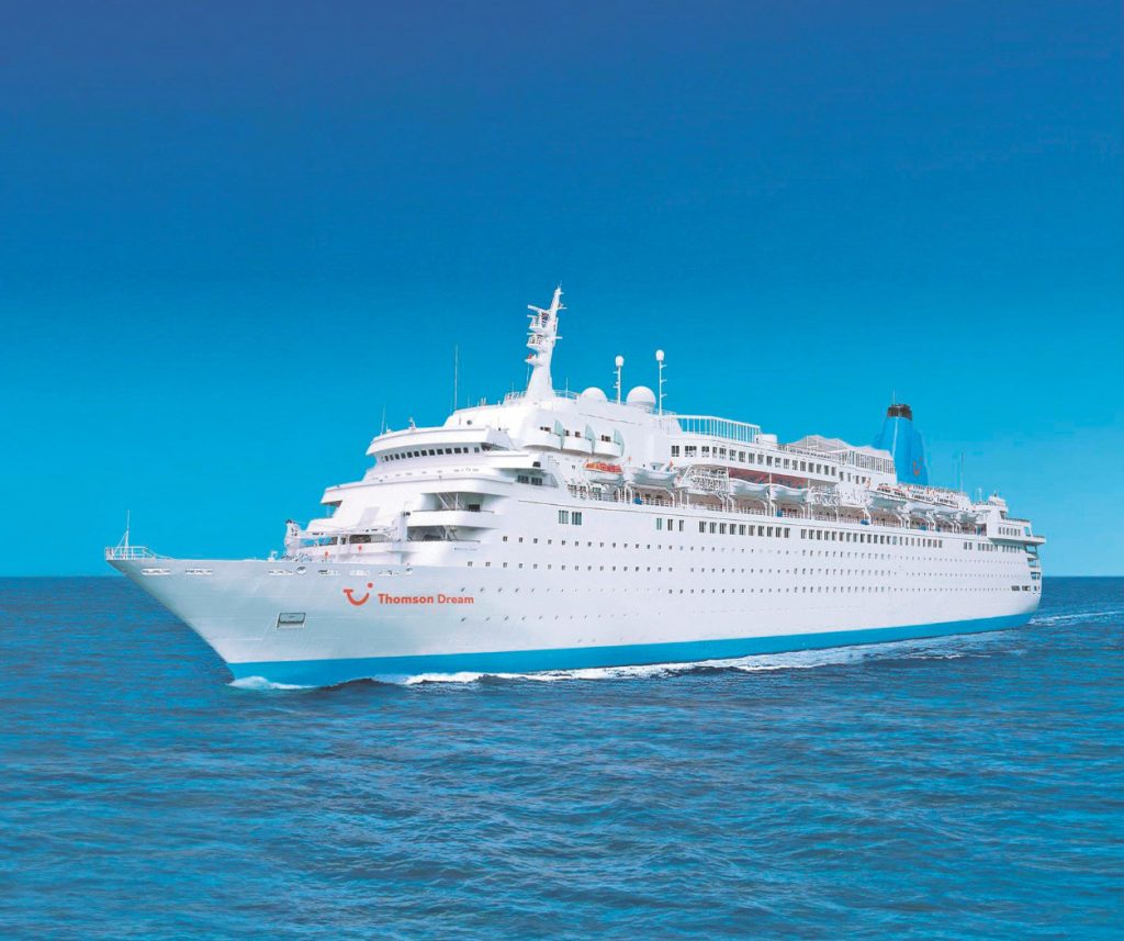 Sunwing ‘all inclusive’ cruise packages aboard the Thomson Dream The