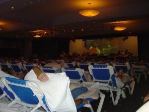 Golden Parnassus Resort guests spent the night in the hotel shelter during Hurricane Emily. (PHOTO: tripadvisor.com)