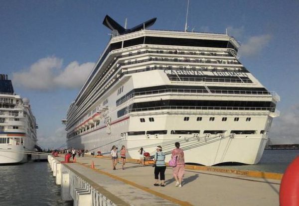 “Carnival Triumph” cruise ship brings a good number of visitors to ...