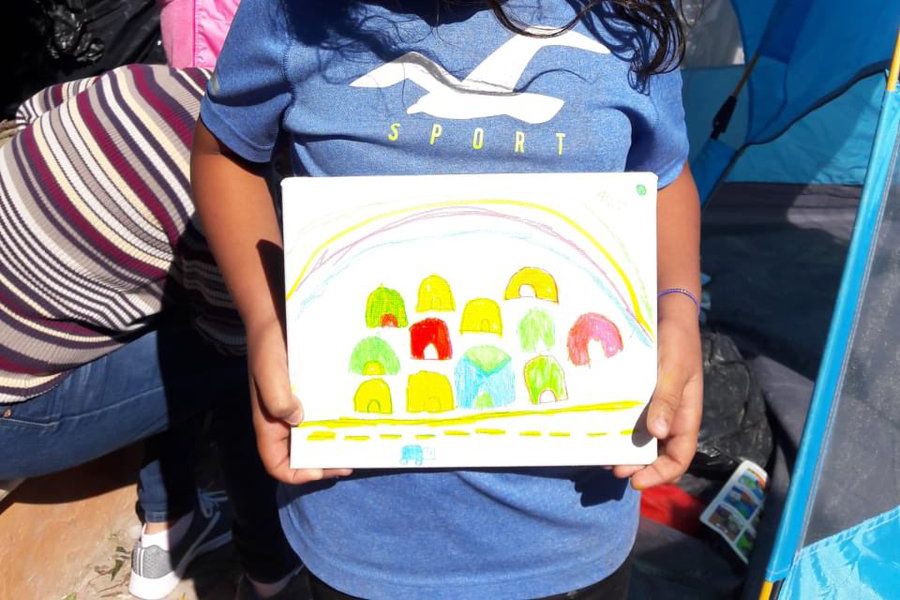 Drawings From Children Stuck In Mexico As They Seek Us - 