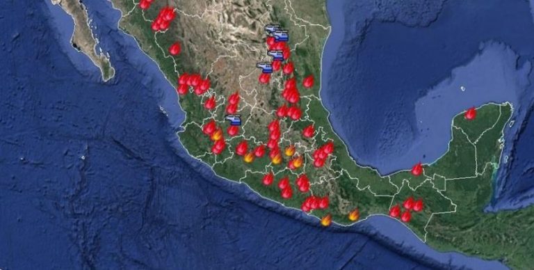 77 active forest fires reported throughout Mexico, and Yucatan is no ...