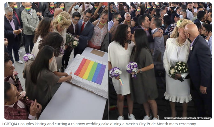 Hundreds Of Same Sex Couples Get Married In Mexico City Massive Ceremony The Yucatan Times