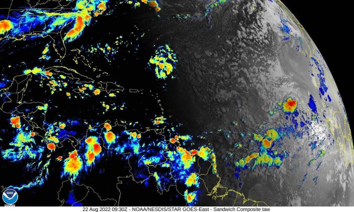 3 Tropical Waves Forming In The Atlantic, 1 Shows A Low Chance For ...