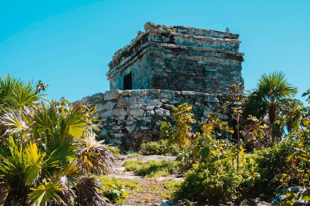 temple of the wind god in tulum mexico