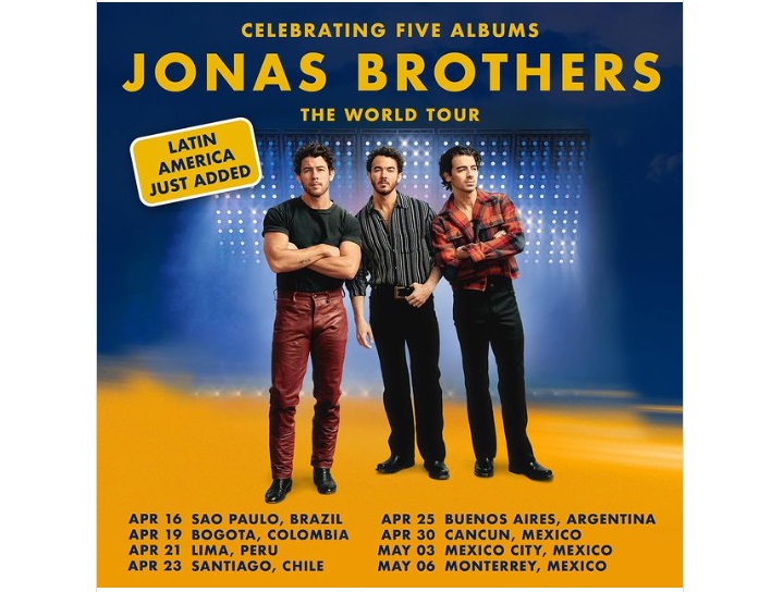 Jonas Brothers to perform in Cancun as part of their 2024 World Tour